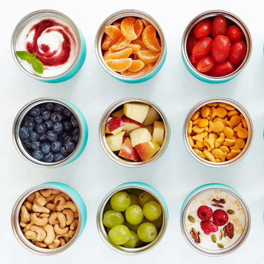 Recipiente para Alimentos Sólidos ZOKU Teal - 465ml ou 295ml