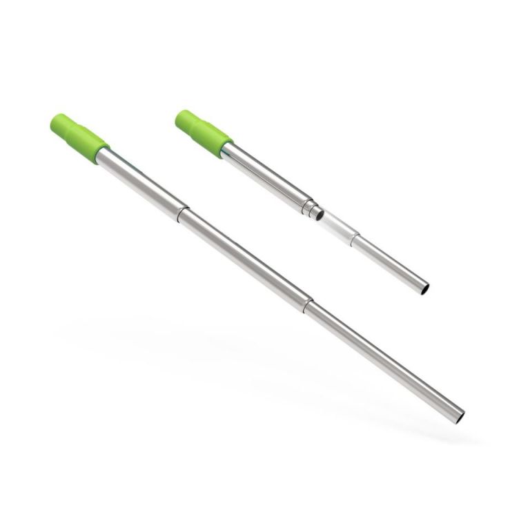 Palhinha de Aço Inoxidável com boquilha de silicone
