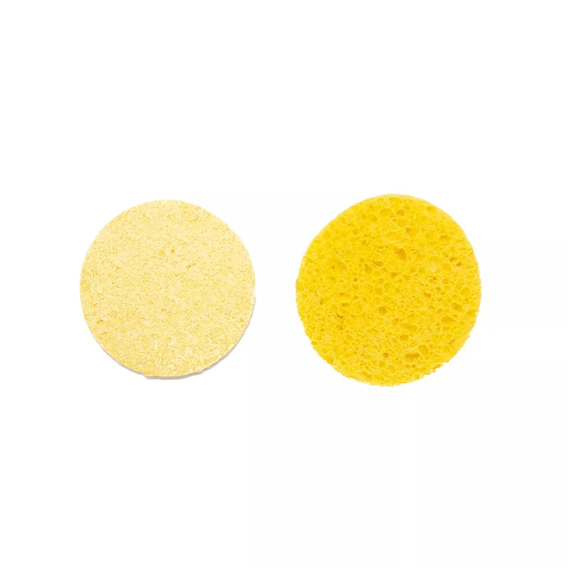 Esponjas Faciais de Celulose Natural Reutilizáveis – Pack x20 Unidades