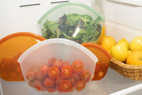 Bolsa para alimentos de silicone - Hugger Bag - Champagne Frost