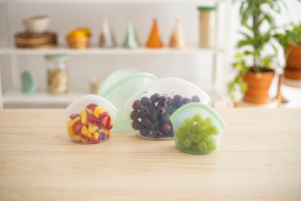 Bolsa para alimentos de silicone - Hugger Bag - Clear