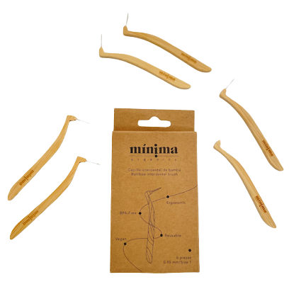 Escova interdental de bambu