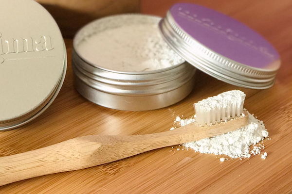 Pasta de Dentes em Pó Natural – Menta | Vegana, Recarregável e Sem Plástico (30g)