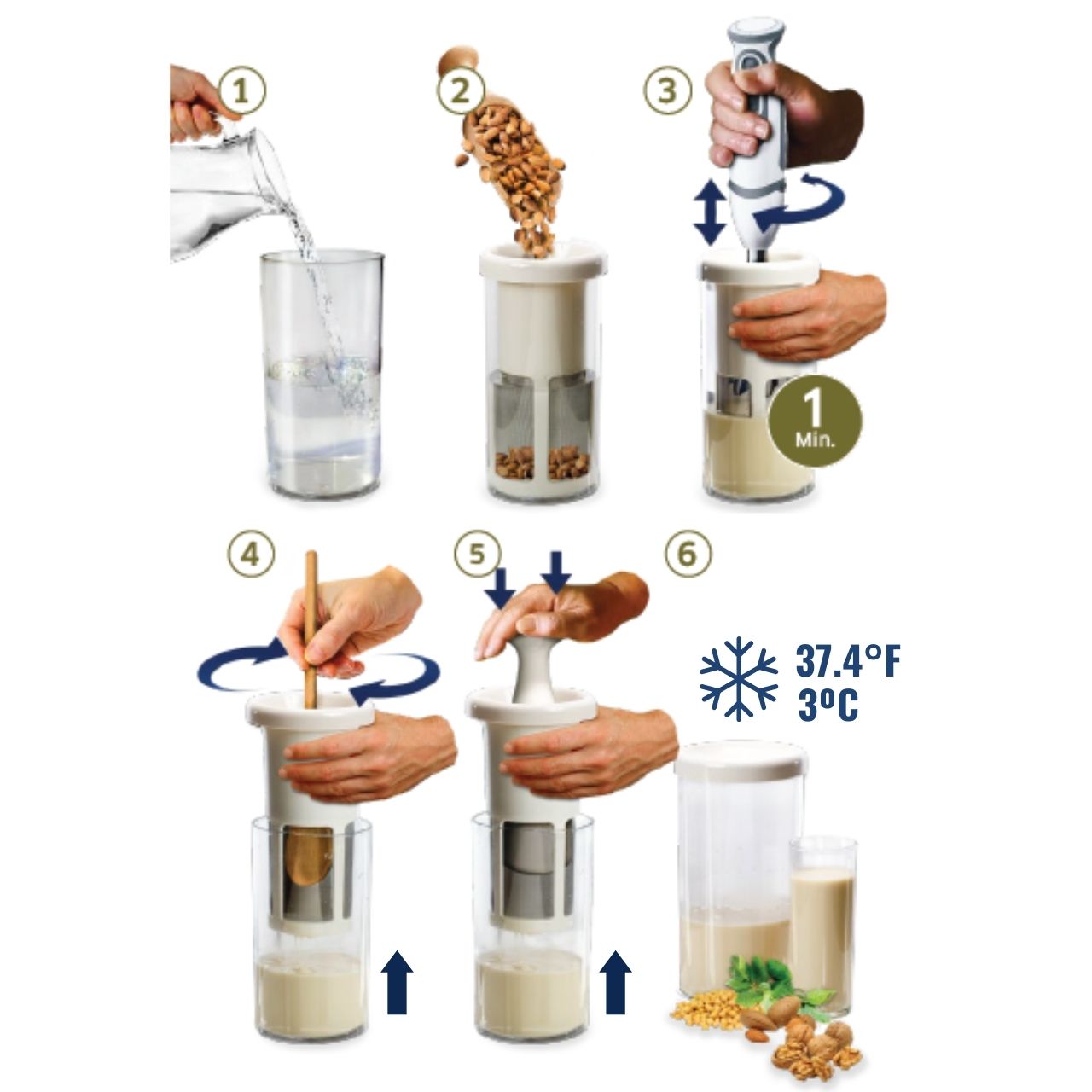 Vegan Milker + Guia Básico Farinhas Sem Glúten + 50 Receitas