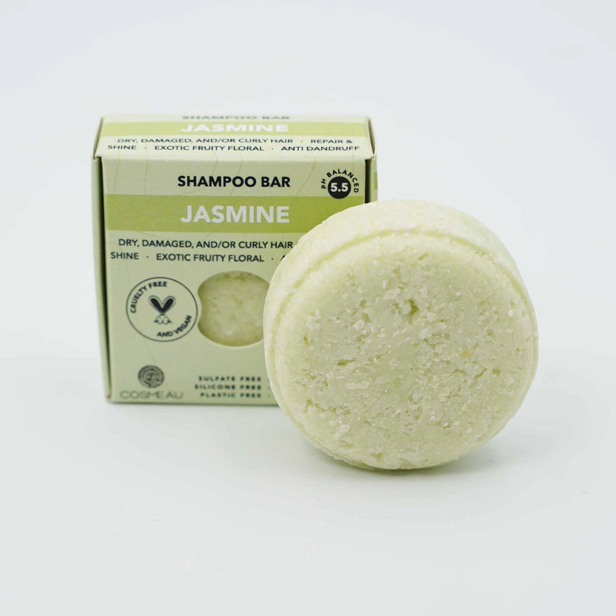 Shampoo em Barra Jasmim | Cosmeau 65 g