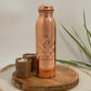 Garrafa de Cobre Ayurveda Dot Diamond  – 950 ml