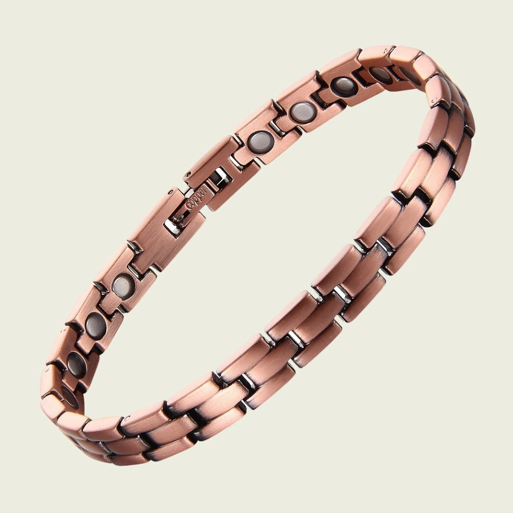 Pulseira de Saúde Magnética de Cobre – Luxo | 0,7 cm