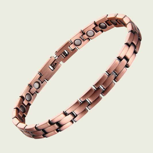 Pulseira de Saúde Magnética de Cobre – Luxo | 0,7 cm