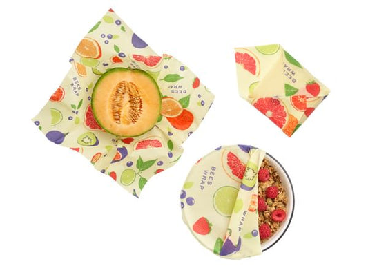 Bee's Wrap - Invólucro de Cera de Abelha - S+M+L (Fresh Fruit)