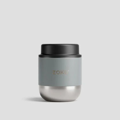 Recipiente para Alimentos Sólidos ZOKU Grey - 465ml ou 295ml