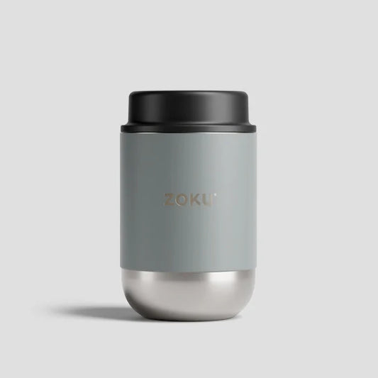 Recipiente para Alimentos Sólidos ZOKU Grey - 465ml ou 295ml