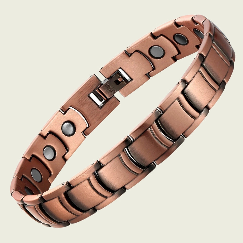 Pulseira de Saúde Magnética de Cobre – Luxo | 0,85 cm