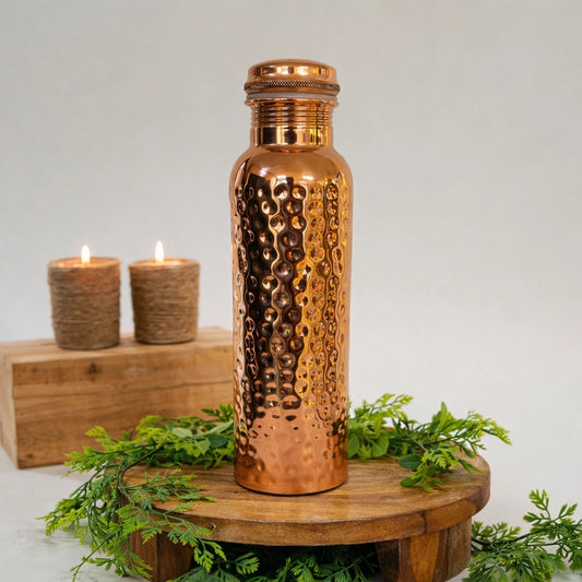Garrafa de Cobre Ayurveda Martelada– 1000 ml