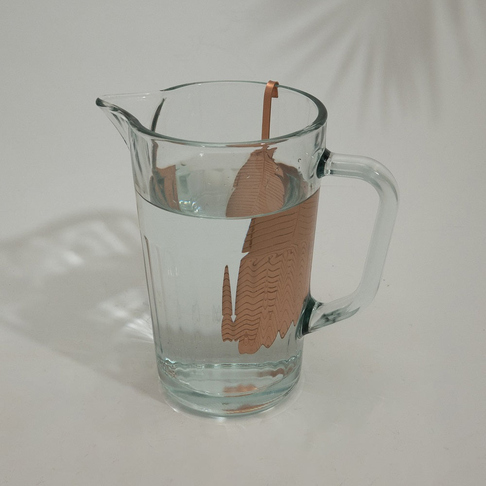 Infusor de Cobre em Forma de Folha