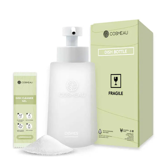 Dispensador Para Detergente Loiça em Vidro Fosco