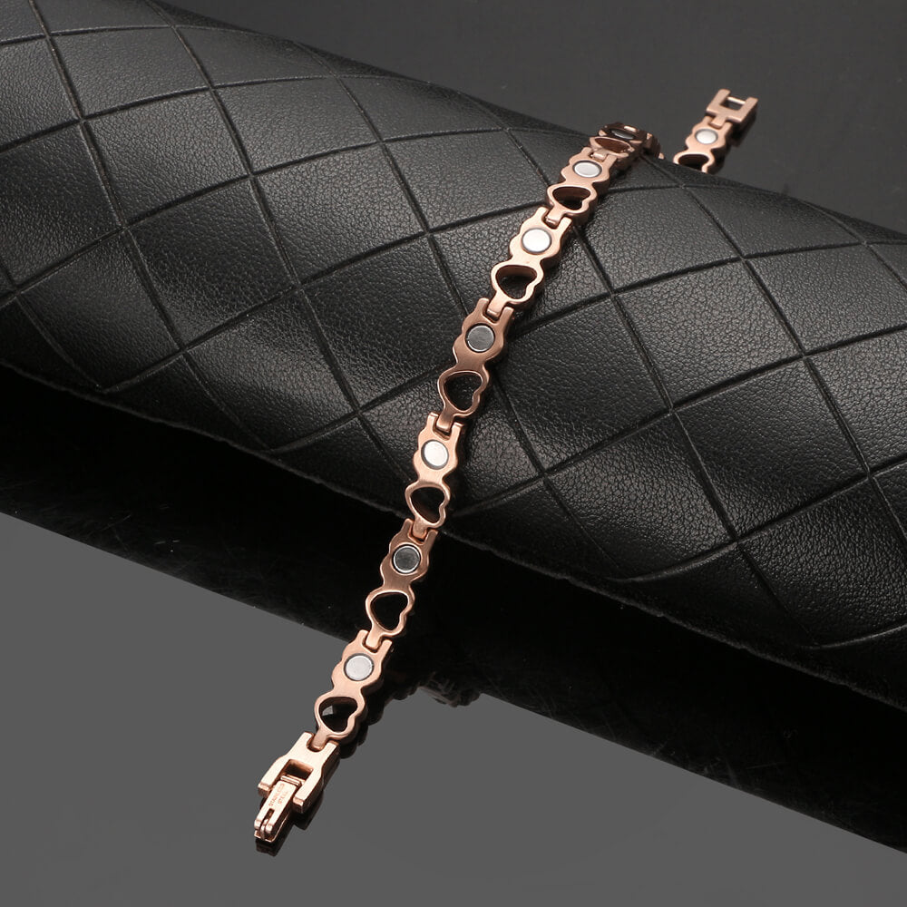 Pulseira de Tornozelo de Cobre - Luxo | 0,7 cm