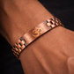 Pulseira Ohm Magnética de Cobre – Luxo | 1,30 cm