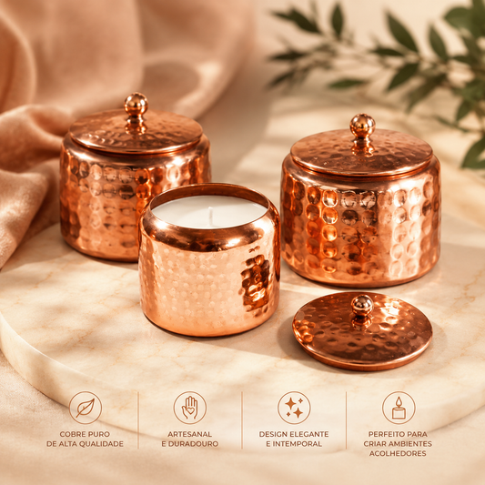 Conjunto de 3 Velas Aromáticas Ayurvédicas Dosha