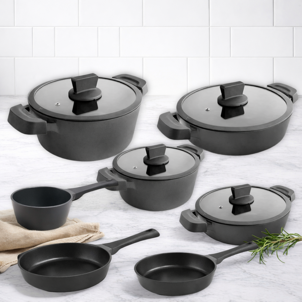 Trem de Cozinha Titanium Pro – 6 Peças Essenciais