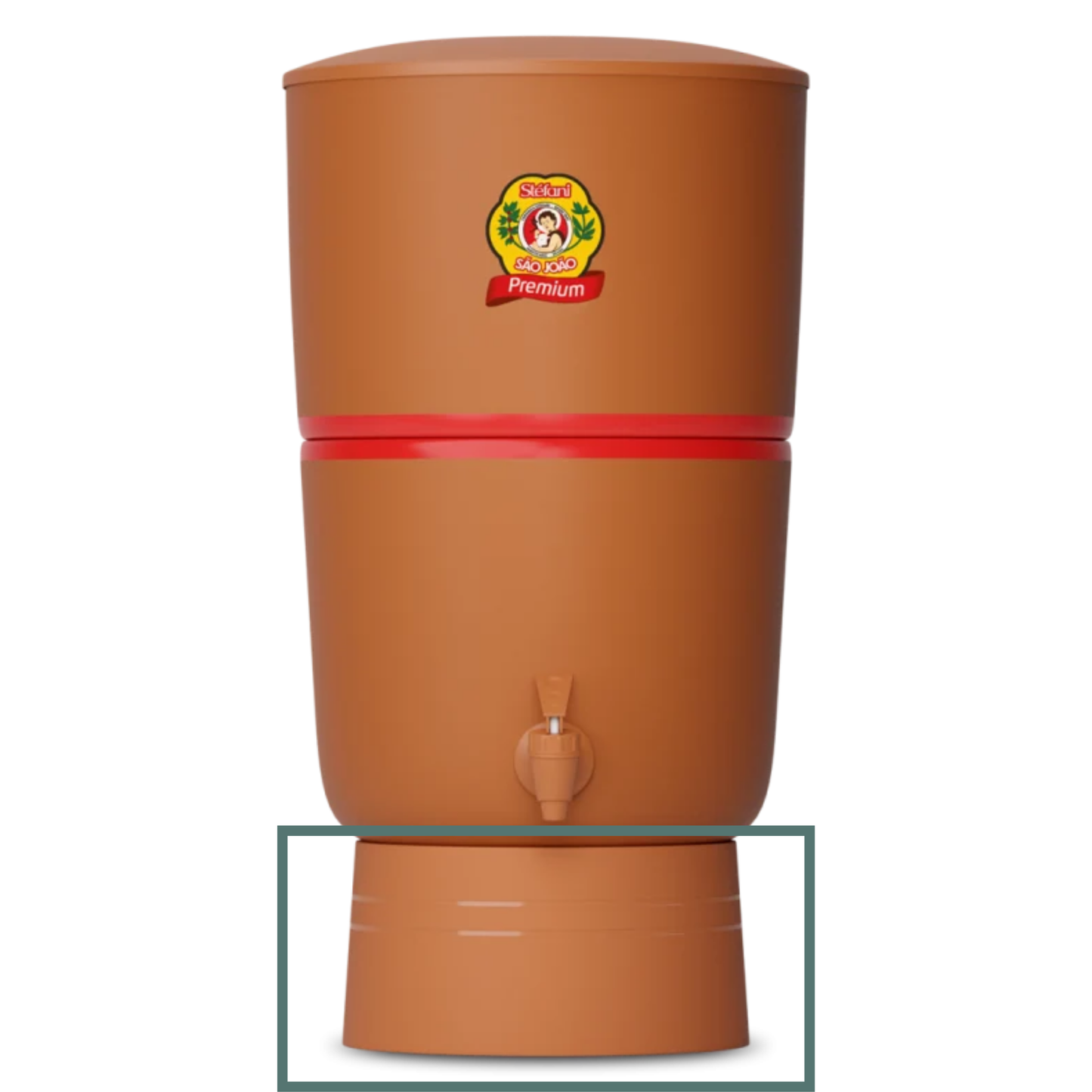 Base Para Filtro de Barro Cerâmica Stefani São João PREMIUM 8L