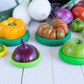 Tampas ajustáveis de silicone - Conjunto de 5 Fresh Greens