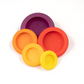 Tampas ajustáveis de silicone - Conjunto de 5 Autumn Harvest