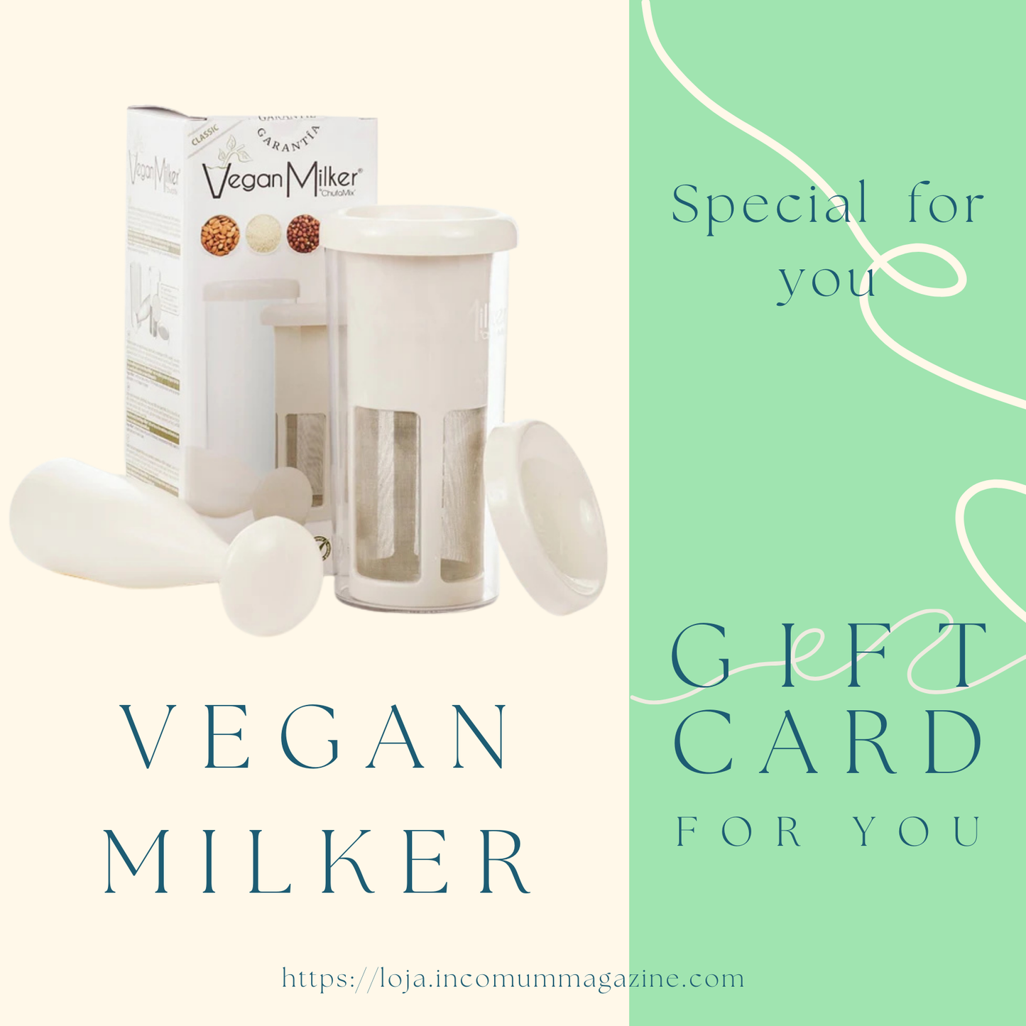 E-Cartão Presente VEGAN MILKER CLASSIC