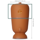 Parte Superior de Reposição para Filtro de Barro Cerâmica Stefani São João Classic 8L