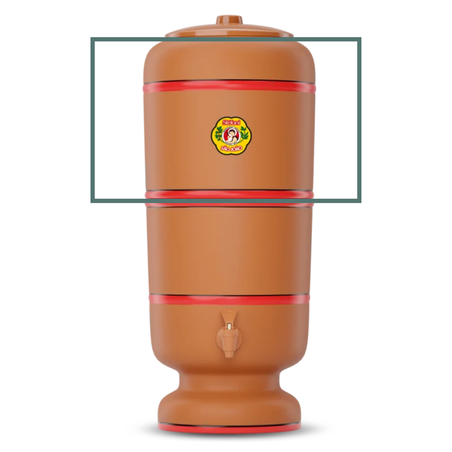 Parte Superior de Reposição para Filtro de Barro Cerâmica Stefani São João 8L