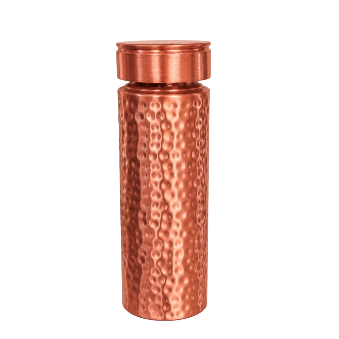 Garrafa de Cobre Modelo Reto Martelado – 750 ml