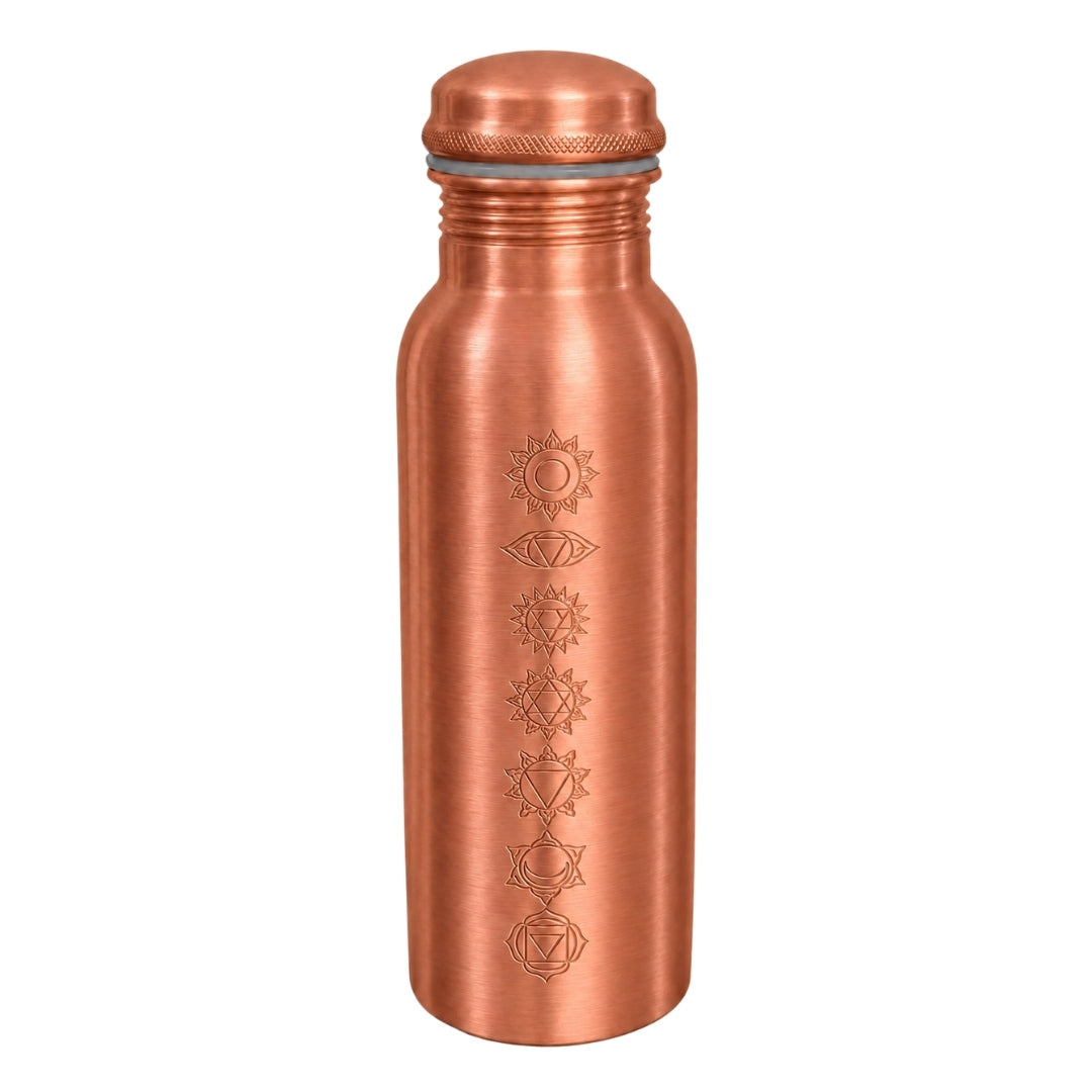 Garrafa de Cobre Ayurveda – 7 Chakras – 750 ml