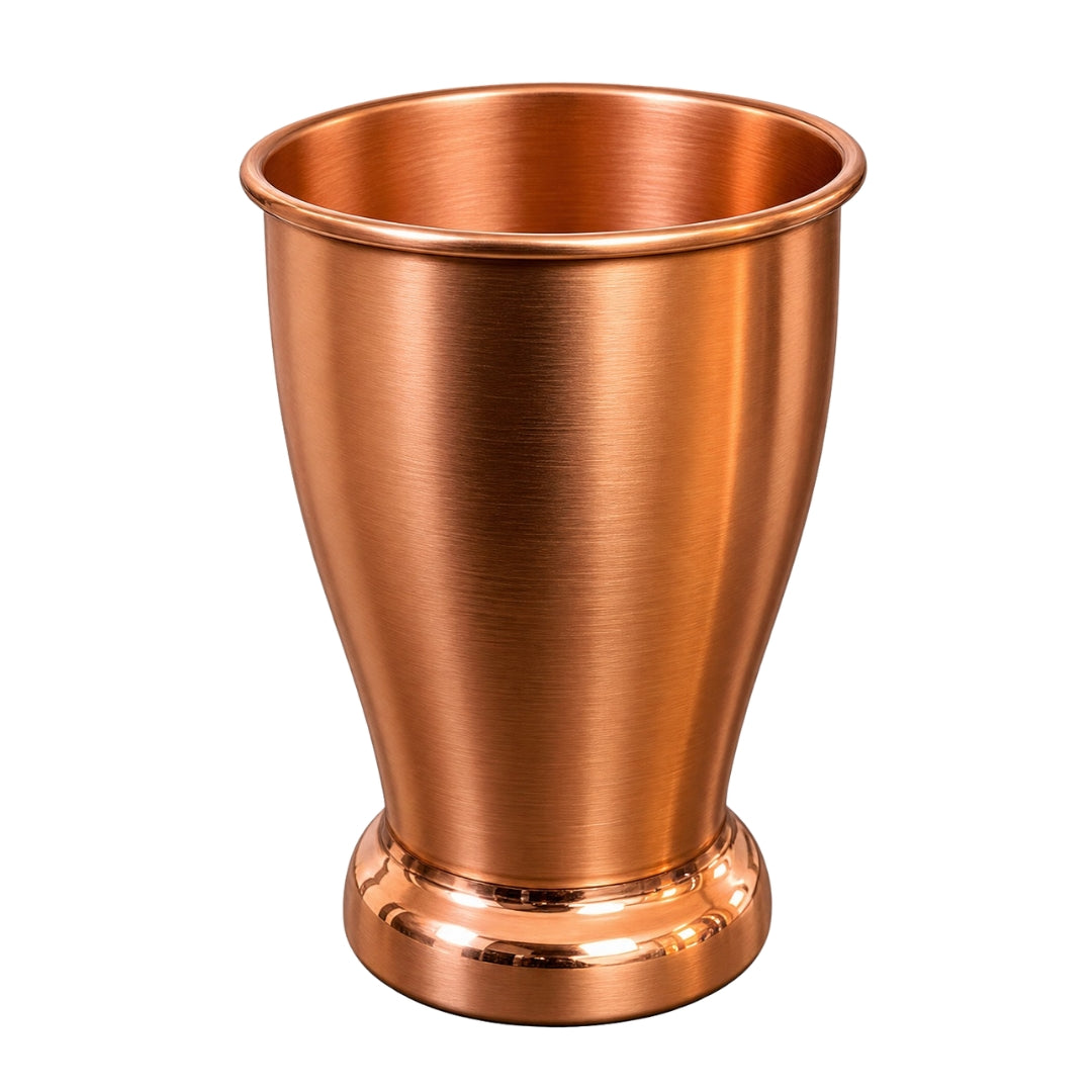 Caneca de Cobre Ayurveda com Pé – Mate Polido 470 ml