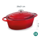Caçarola Oval RED Lacor