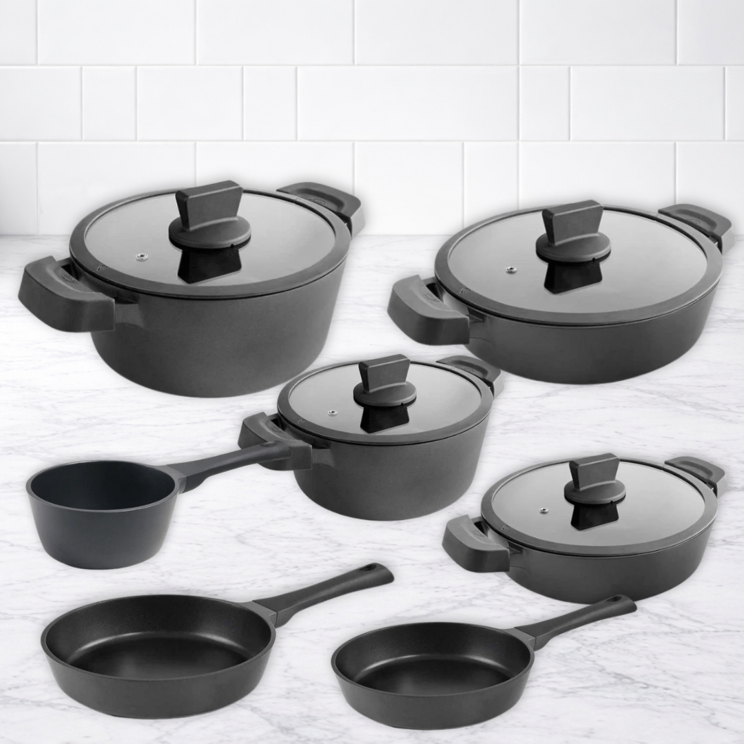 Trem de Cozinha Titanium Pro – 6 Peças Essenciais
