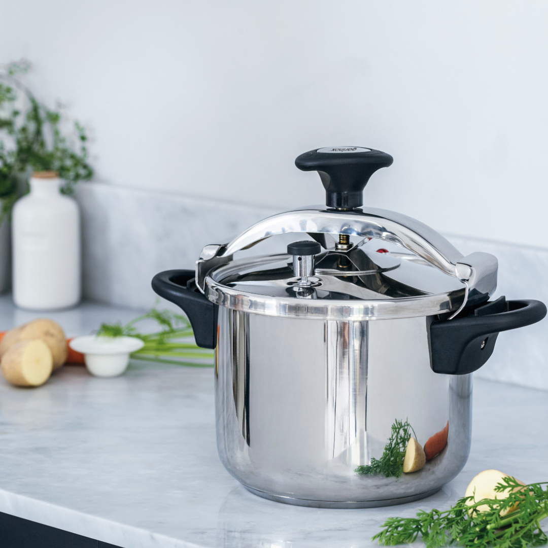 Panela de Pressão Garinox Genius – Eficiência e Saúde na tua Cozinha