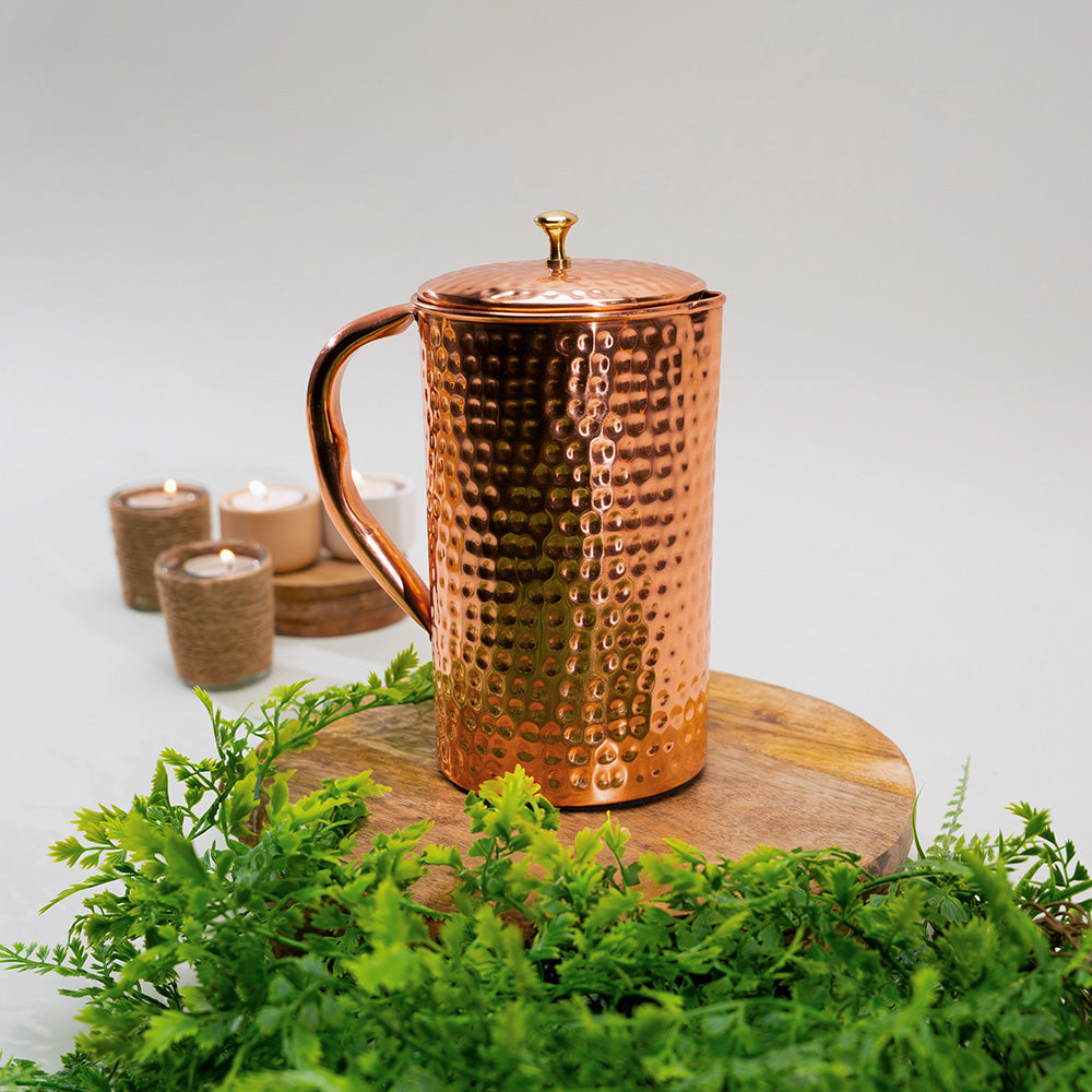 Jarra de Cobre Puro Martelado – 1,5 L