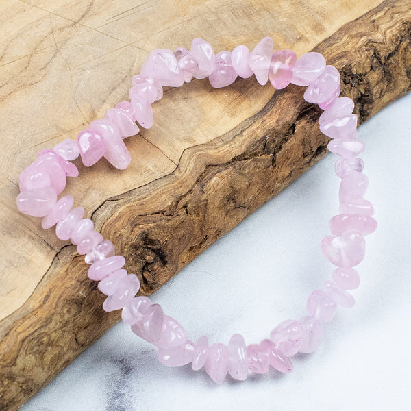 Pulseira Chip - Quartzo Rosa