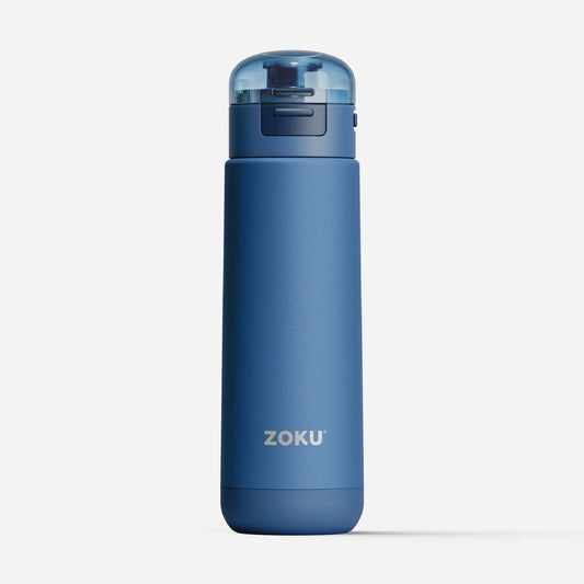Garrafa Desportiva de Aço Inoxidável Flip Top Blue - 500ml