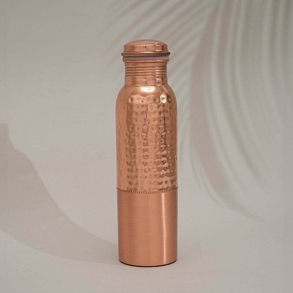 Garrafa de Cobre Ayurveda Martelado 2/3  – 950 ml