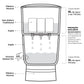 Filtro de Barro São João Premium 8L – Cerâmica Stéfani