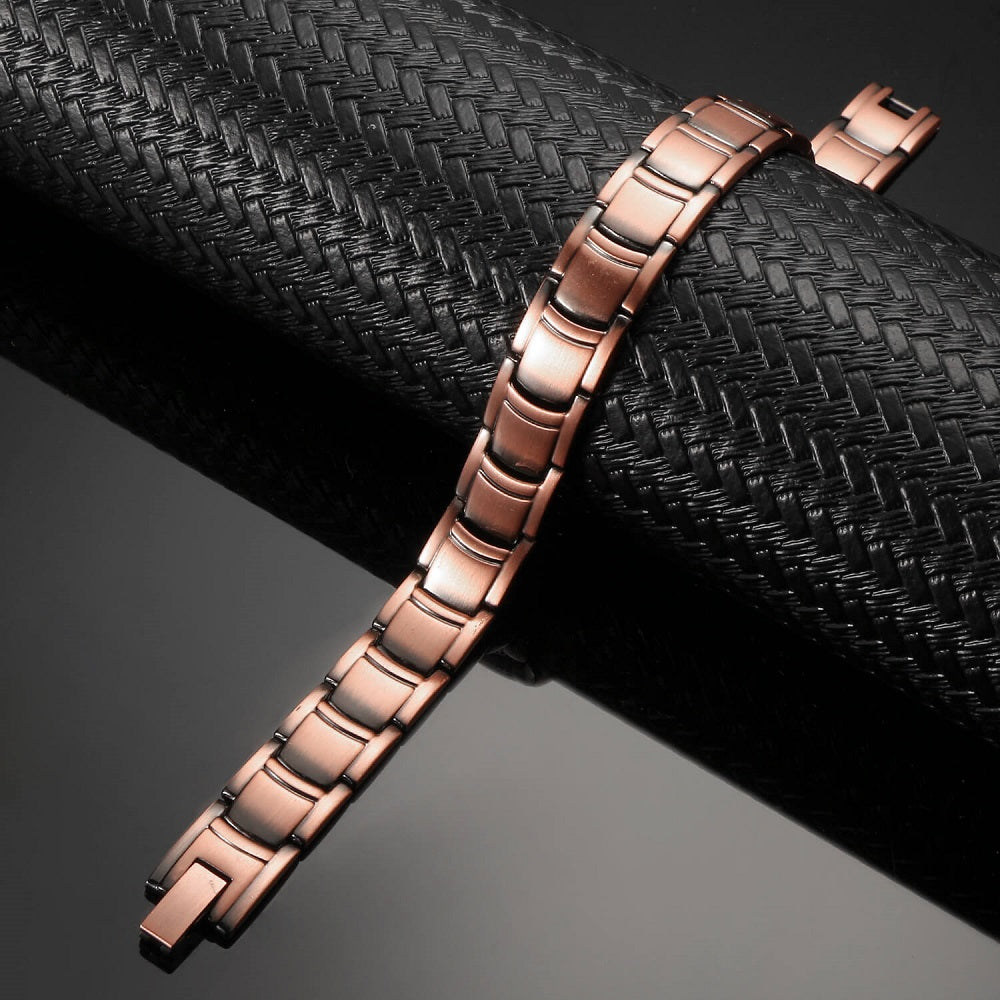 Pulseira de Saúde Magnética de Cobre – Luxo | 0,85 cm