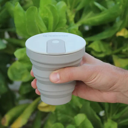 Copo de Viagem de Silicone Reutilizável e Dobrável – 235 ml