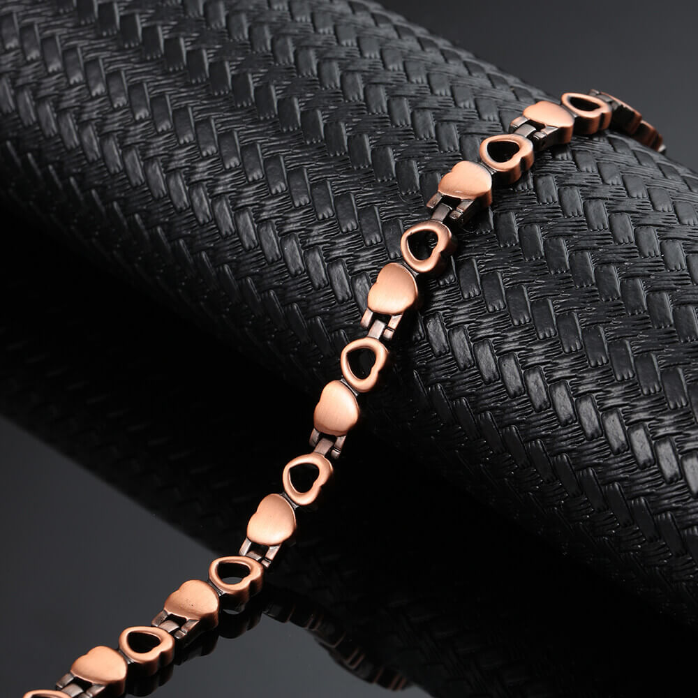 Pulseira de Tornozelo de Cobre - Luxo | 0,7 cm