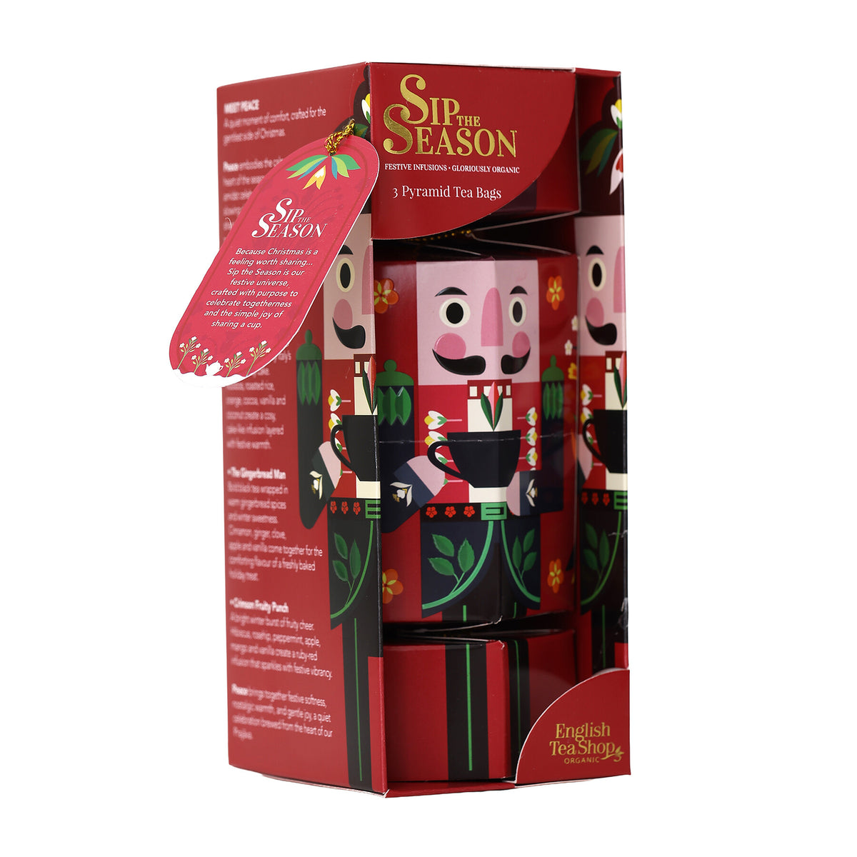 Quebra-Nozes Vermelho – Paz | English Tea Shop 3 Pirâmides
