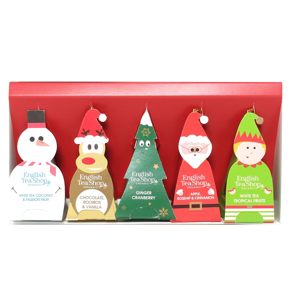 Personagens de Natal – English Tea Shop | 10 Pirâmides de Chá Biológico