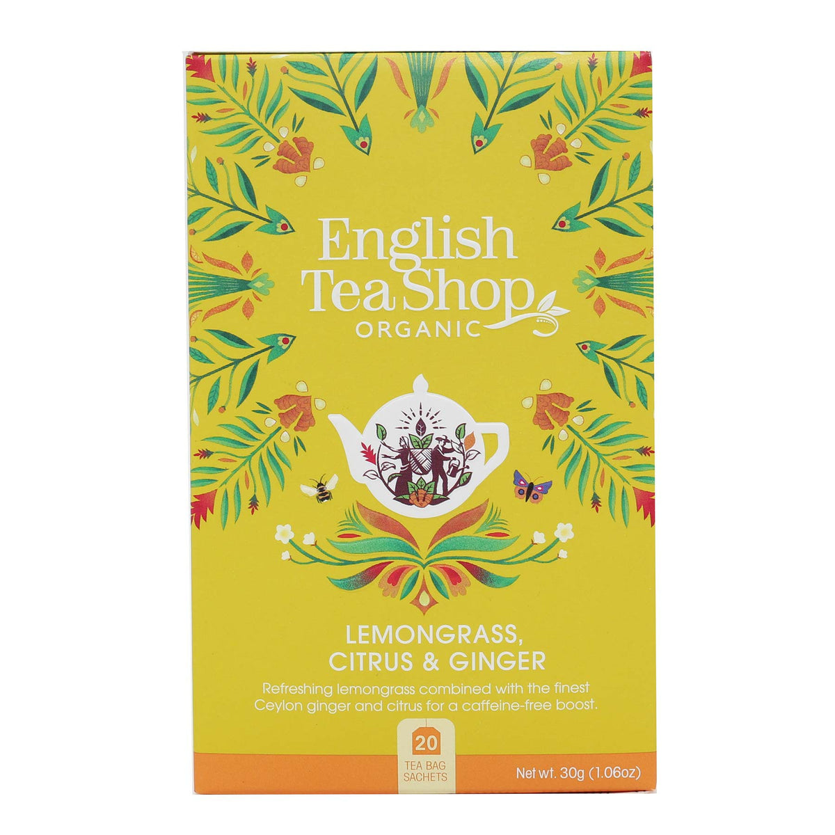 Erva-Príncipe, Citrinos e Gengibre – English Tea Shop | 20 Saquetas Biológicas