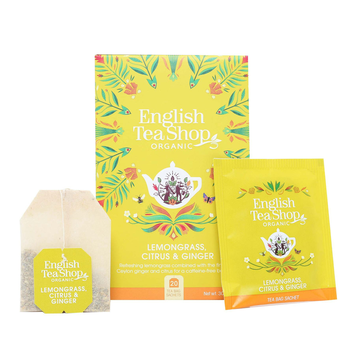 Erva-Príncipe, Citrinos e Gengibre – English Tea Shop | 20 Saquetas Biológicas