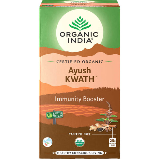 Infusão Biológica Ayush Kwath - 25 saquetas – Organic India