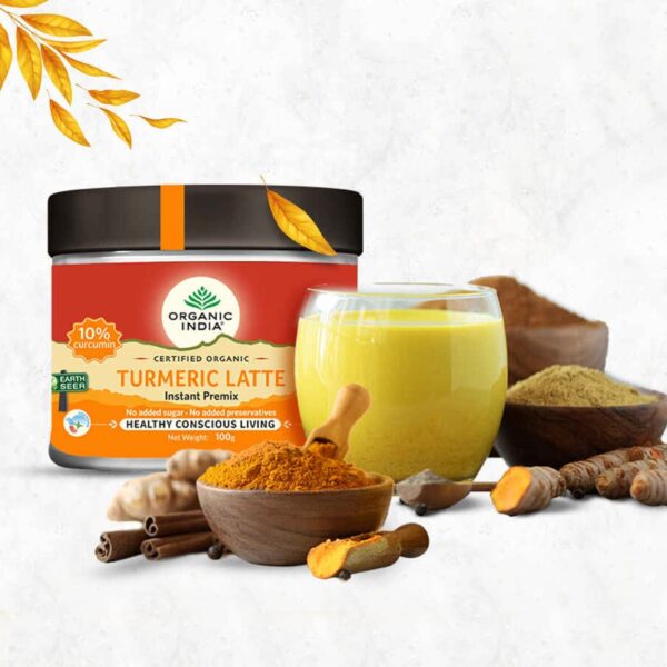 Golden Turmeric Latte Biológico 100 g – Organic India