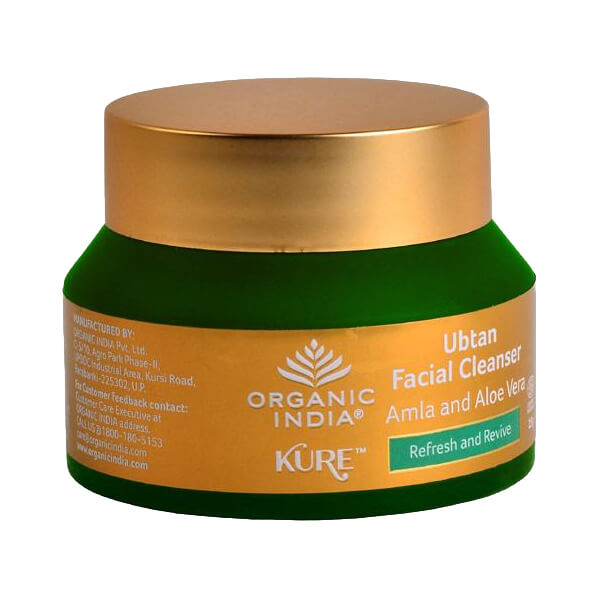 Limpeza Facial Ubtan com Amla e Aloe Vera 25 g – Organic India Kurë
